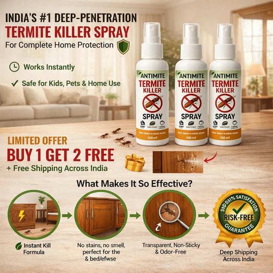 🔥 #1 Termite Killer Spray I Buy 1 Get 2 Free + 50% Off (Save ₹600) –Limited Stock 🔥