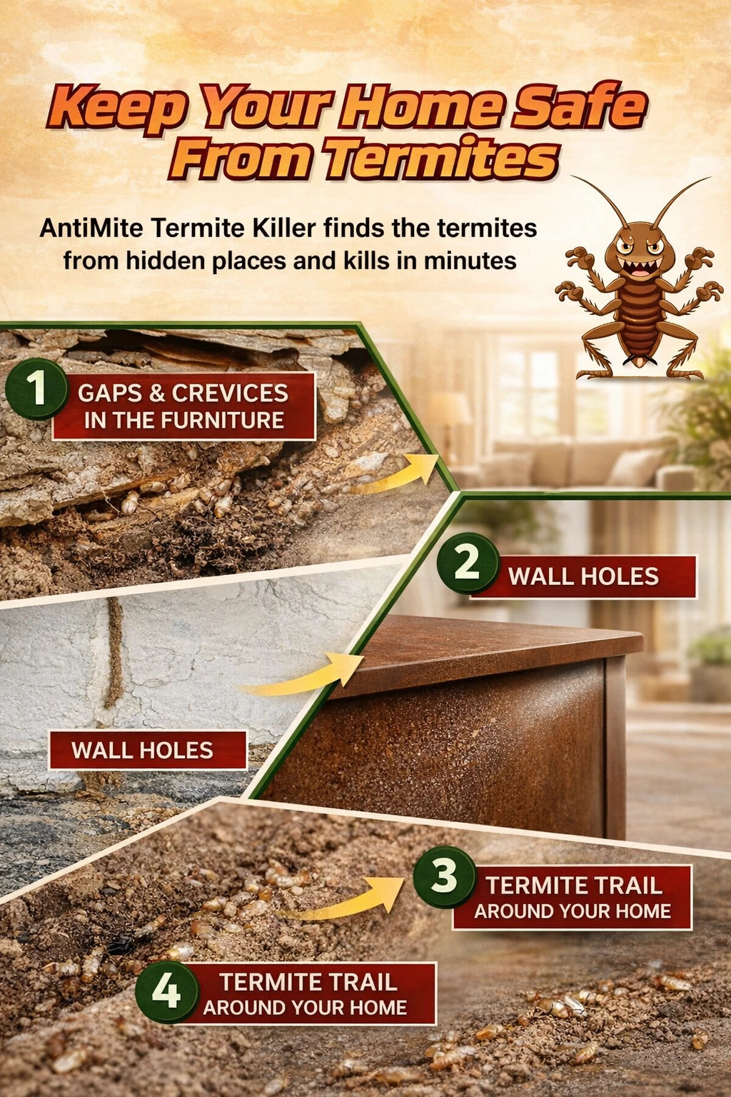 🔥 #1 Termite Killer Spray I Buy 1 Get 2 Free + 50% Off (Save ₹600) –Limited Stock 🔥